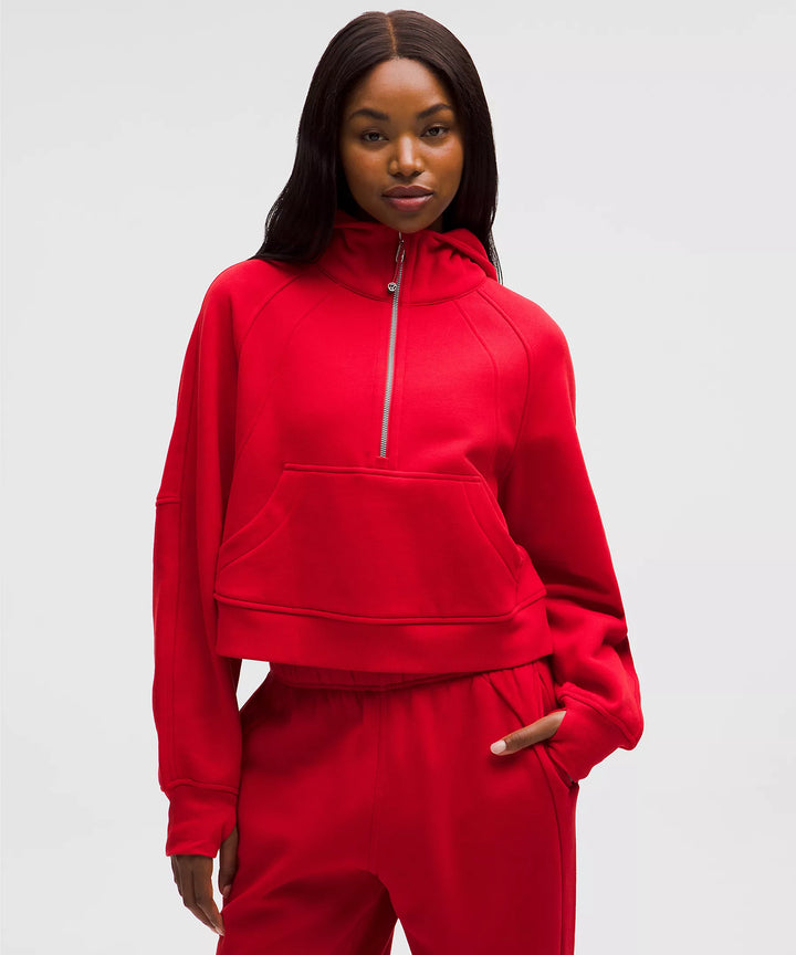 Scuba Oversized Half-Zip Hoodie