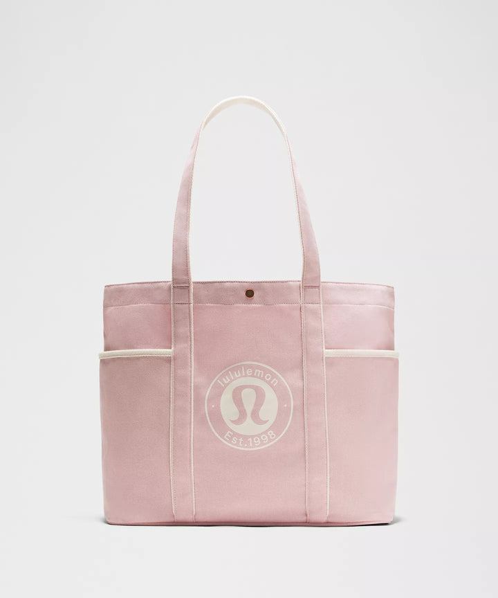 lululemon Daily Multi-Pocket Canvas Tote Bag 20L *Logo
