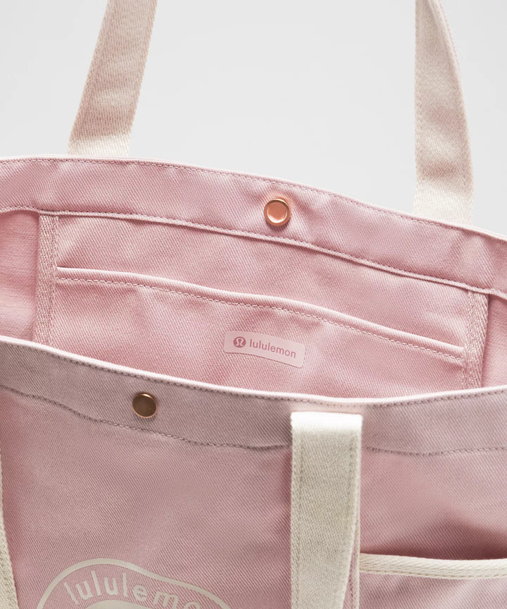 lululemon Daily Multi-Pocket Canvas Tote Bag 20L *Logo