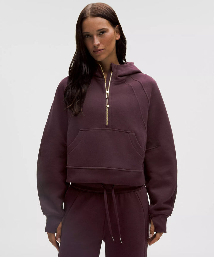 Scuba Oversized Half-Zip Hoodie