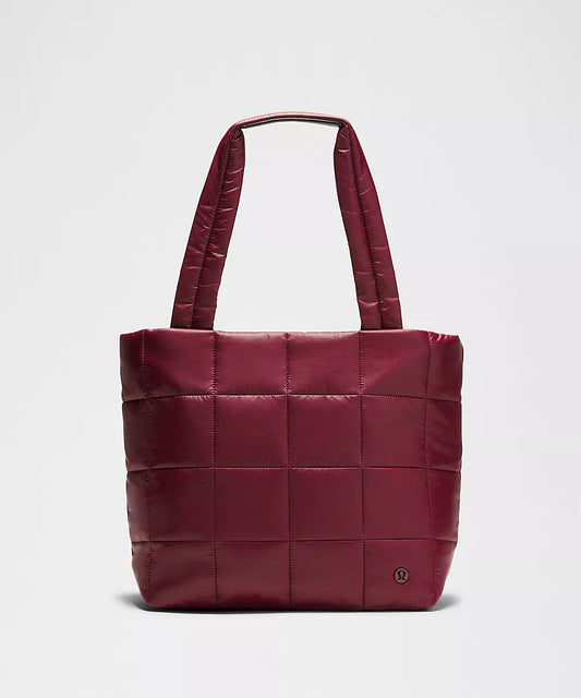 Quilted Grid Tote Bag 12L