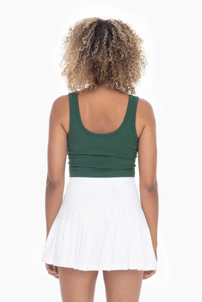 Ribbed Seamless Cropped Tank Top