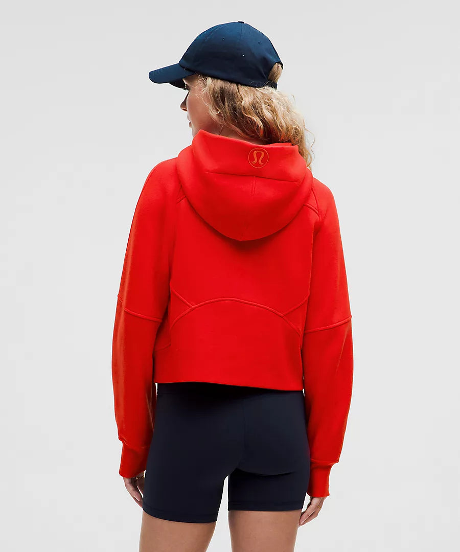 Scuba Oversized Half-Zip Hoodie/ Funnel Neck