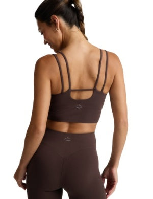 Beyond Yoga Glowzone Strappy Cropped tank cocoa plum