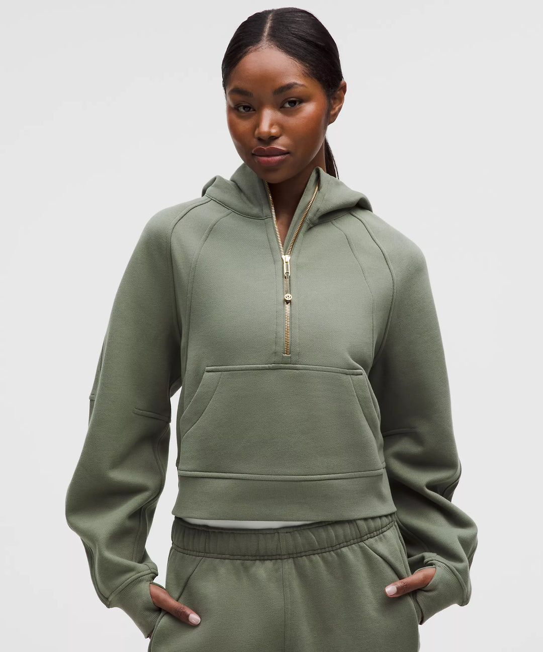 Scuba Oversized Half-Zip Hoodie