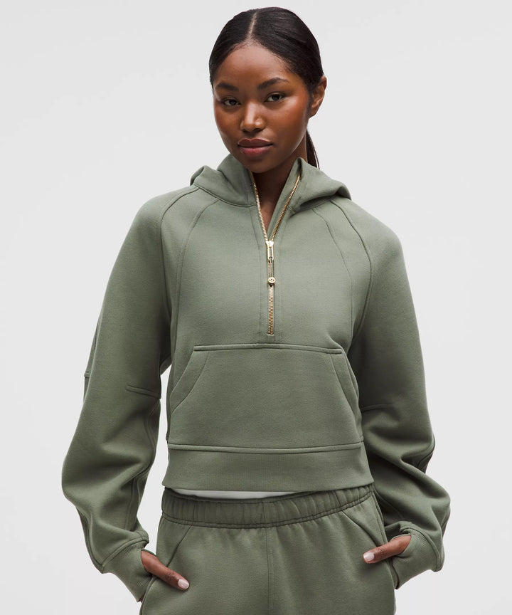 Scuba Oversized Half-Zip Hoodie